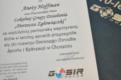 W dniu 18 stycznia 2020 Stowarzyszenie LGD Dorzecza Zgłowiaczki uczestniczyło w uroczystości 10-lecia Gminnego Ośrodka Sportu i Rekreacji w Choceniu. 